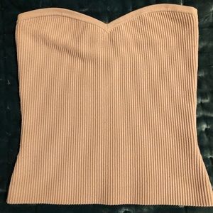 Babaton tan tube top